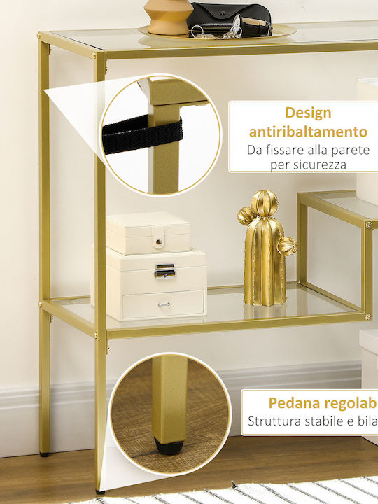 Konsole Goldenes L100xB32xH76cm