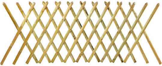 Klappbares Spalier Gartengehölz mit Rhombus Rasterdesign in Beige Farbe 60x100x100cm