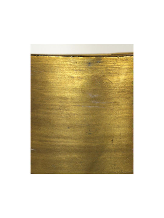 ArteLibre Übertopf Metall Gold mit Gestell 40x40x125εκ.