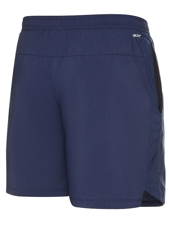 New Balance Accelerate 7 Inch Men's Athletic Shorts Blue