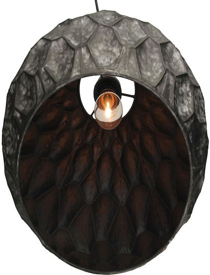 ArteLibre Pendant Light Black 35x35x31cm