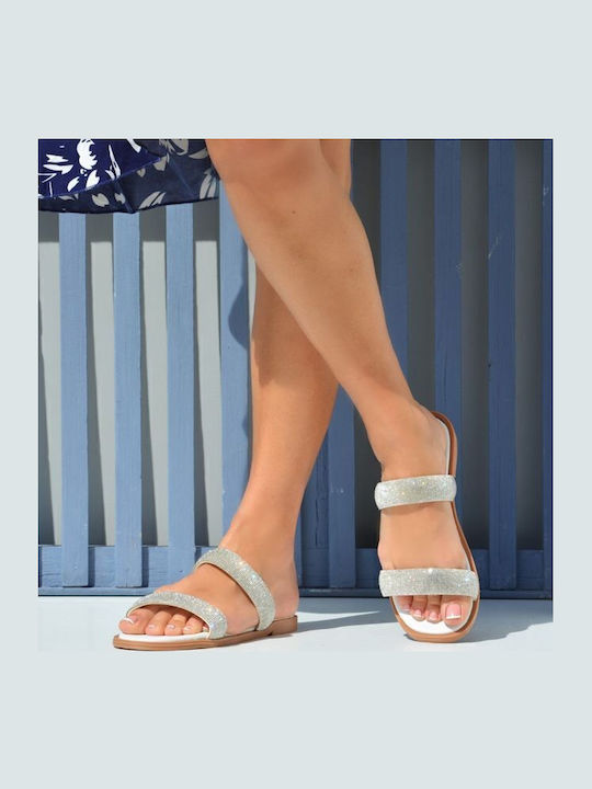 Sandale Casual Damă Alb