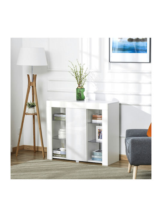 Wooden Buffet White L97xW35xH83cm