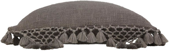 ArteLibre Sofa Cushion 100% Cotton Gray 45x45cm