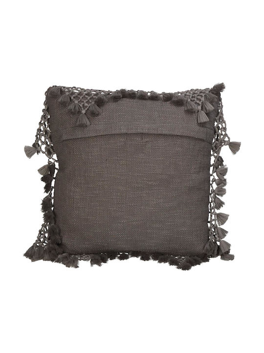 ArteLibre Zierkissen aus 100% Baumwolle Graue 45x45cm