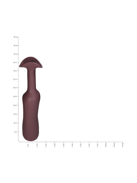ArteLibre Decorative Vase Purple 10x9.5x45cm
