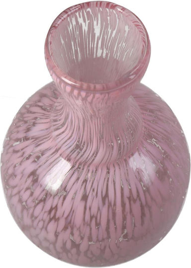ArteLibre Decorative Vase Pink 12x12x23cm