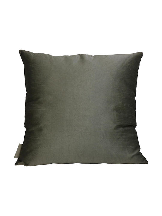 ArteLibre Μαξιλάρι Καναπέ Pillow Bird από Βελούδο Γκρι 45x45εκ.