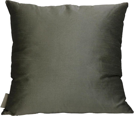 ArteLibre Sofa Cushion Pillow Bird in Velvet Gray 45x45cm