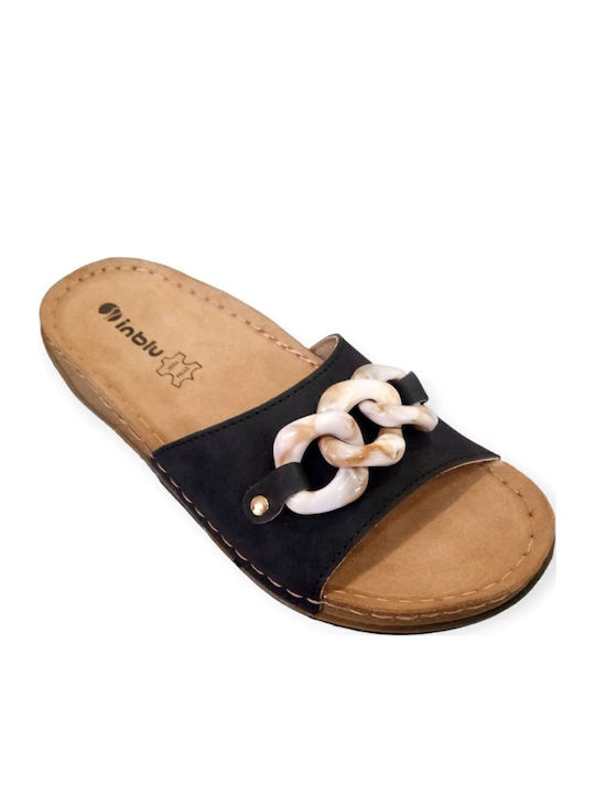 Flache Sandalen für Damen Anatomisch in Schwarz Farbe
