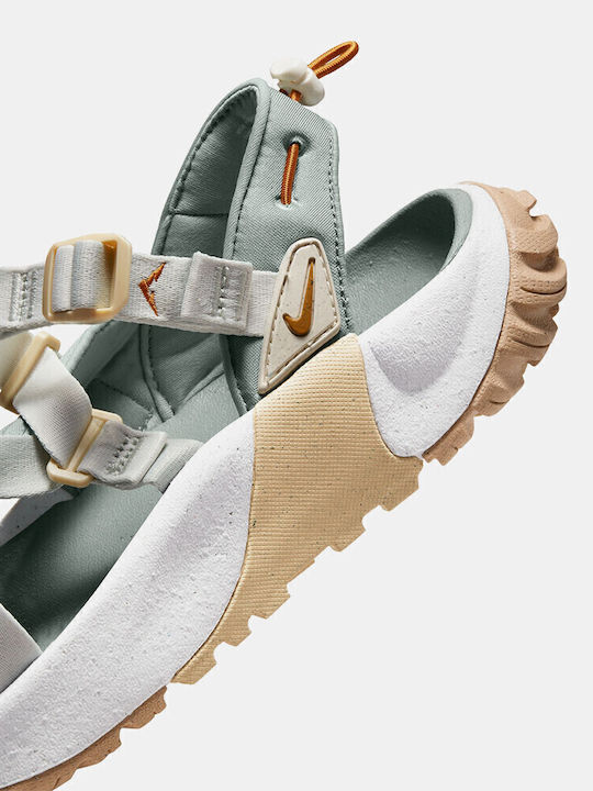 Oneonta Women's Flat Sandals Sporty Green sail / Desert ochre