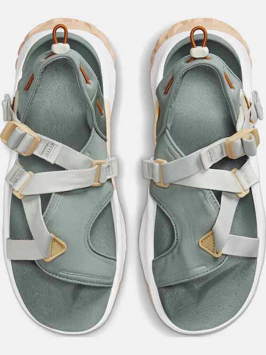 Oneonta Women's Flat Sandals Sporty Green sail / Desert ochre