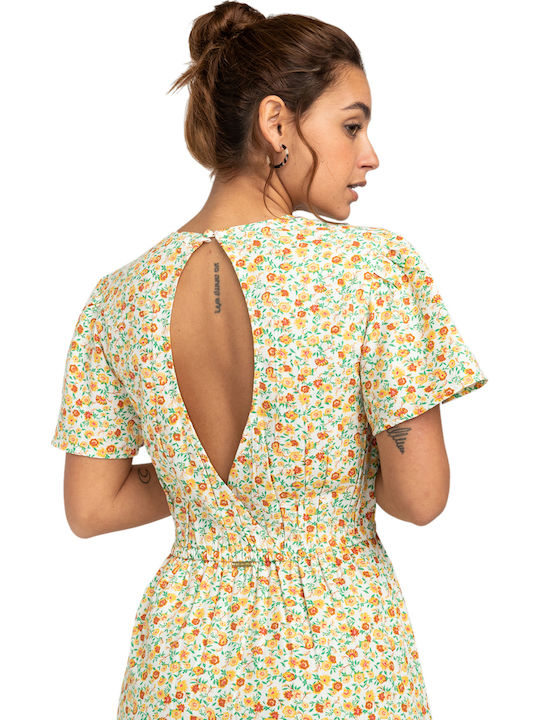 Spring Light Summer Mini Dress Wrap Salt Crystal