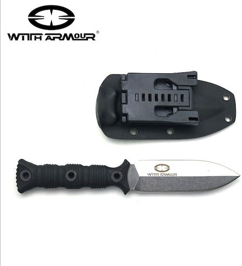 WithArmour Bayonet Cuțit Negru în Toc