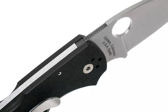 Spyderco Native 5 Σουγιάς Μαύρος σε Θήκη