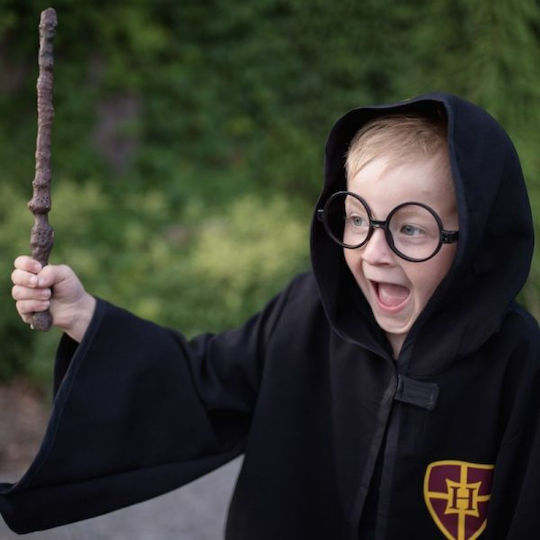 Zauberer Harry Potter Karneval Kap Schwarz 1Stück