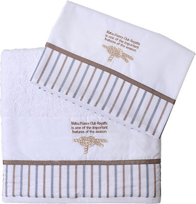 Matoufrance Christening Oilcloths Set Εκρού