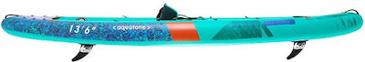 Aquatone Blast Recreational 105327 Πλαστικό Kayak Θαλάσσης 3 Ατόμων Πράσινο