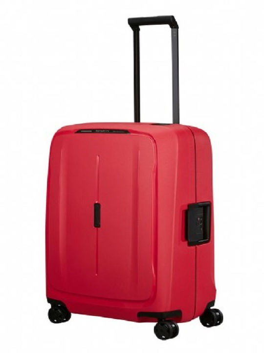 Samsonite Essens Large Travel Suitcase Hard Red with 4 Wheels Height 75cm 146912-A011