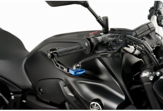 Puig Motorcycle Protective Hand Guards in Blue Colour