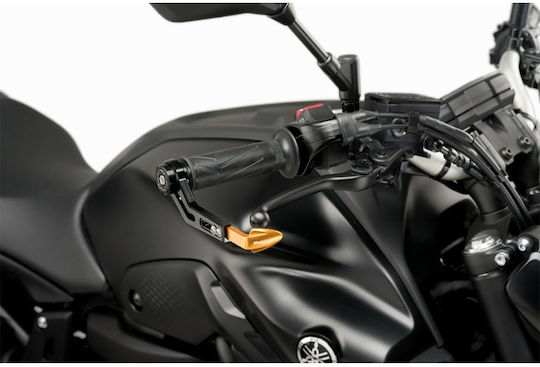 Puig Motorcycle Protective Hand Guards in Gold Colour