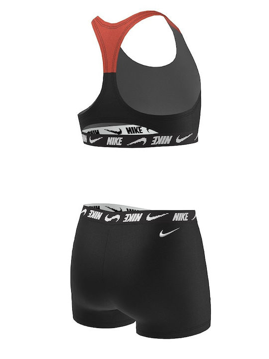 Nike Racerback Kids Swimwear Bikini Black