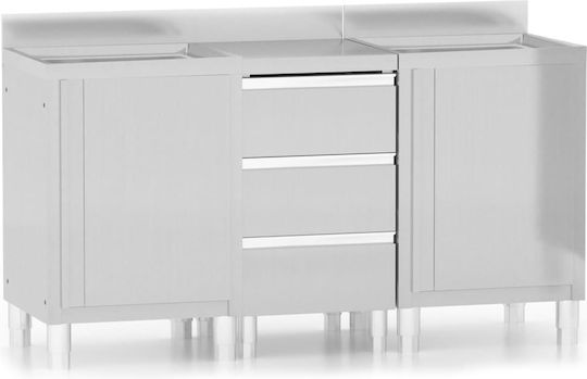 vidaXL Schubladenschrank 50x60x96cm