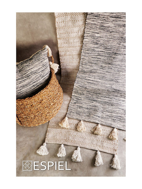 Espiel Runner Cotton Beige-black 50x180cm