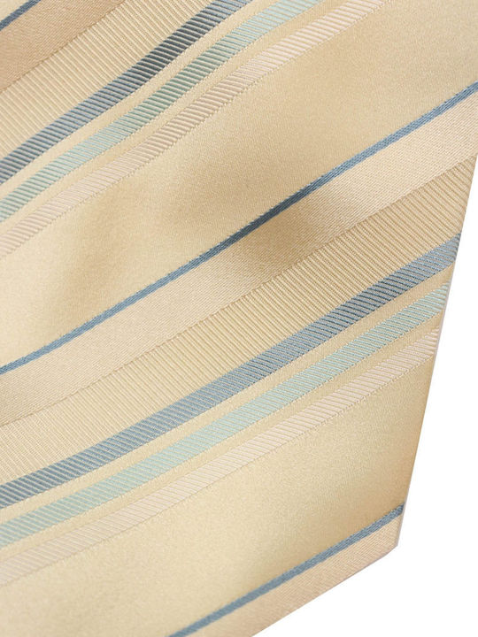 Giorgio Armani Silk Men's Tie Printed Beige