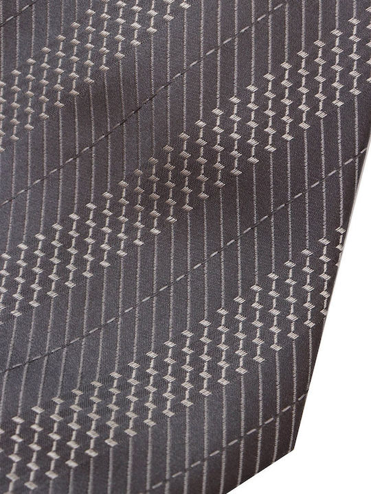 Giorgio Armani Silk Men's Tie Monochrome Gray