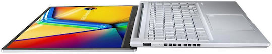 Asus Vivobook 15 M1505YA-L721W 15.6" OLED FHD (Ryzen 7-7730U/16GB/512GB SSD/W11 Home) Cool Silver (US Keyboard)