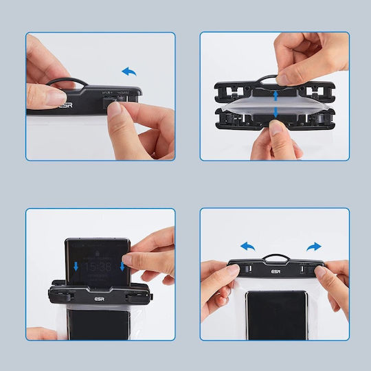 ESR Waterproof Case up to 6.5" Black 186619