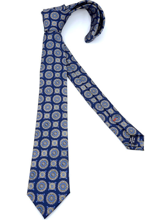 Legend Accessories Silk Men's Tie Printed Blue