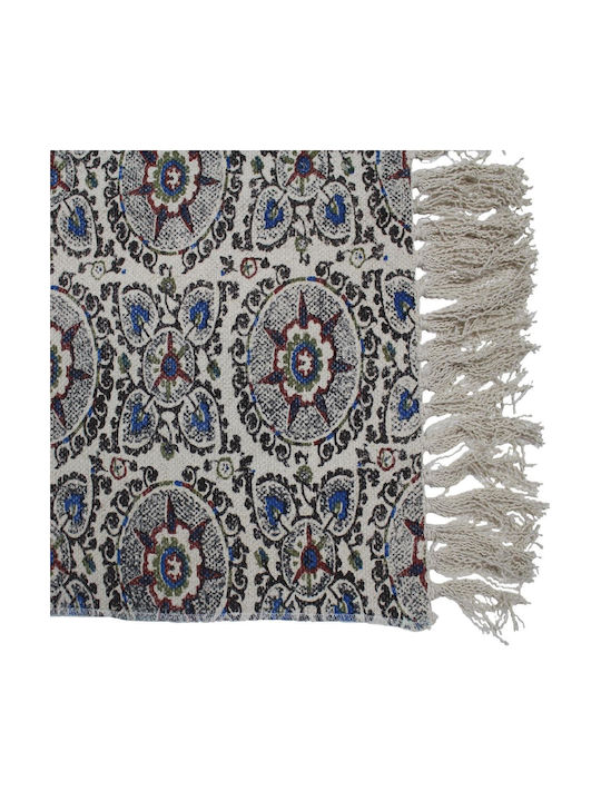 ArteLibre Rug Outdoor Rectangular Cotton Blue