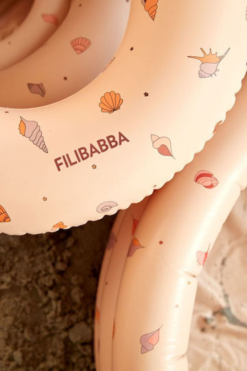 Filibabba Alfie Children's Round Swimming Pool 230lt Inflatable 150x35cm Pink