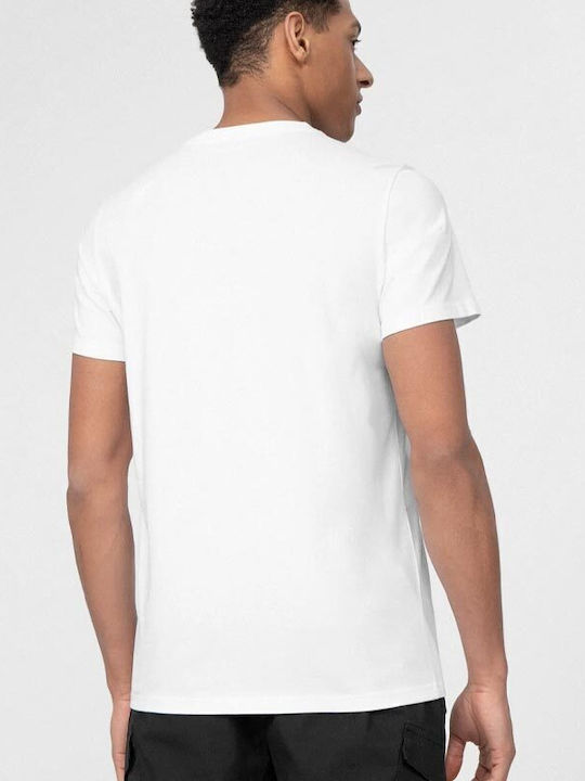 4F Men's Short Sleeve T-shirt White