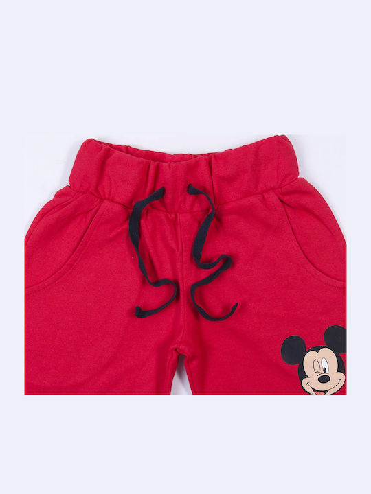 Παιδικό Σετ με Σορτς Καλοκαιρινό 2τμχ Γκρι Mickey Mouse