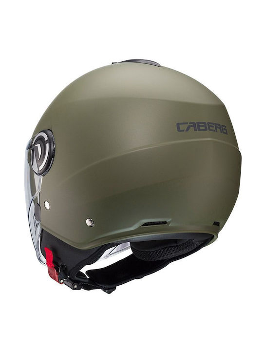 Caberg Riviera V4 Military Green Matt Motorradhelm Jet ECE 22.06 1150gr