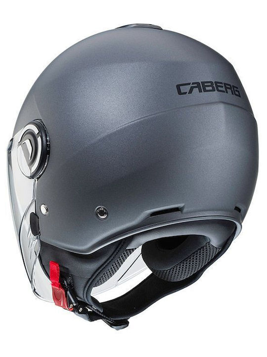 Caberg Riviera V4 Jet Helmet ECE 22.06 1150gr Gun Metal Matt