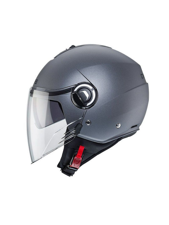 Caberg Riviera V4 Gun Metal Matt Motorcycle Helmet Jet ECE 22.06 1150gr