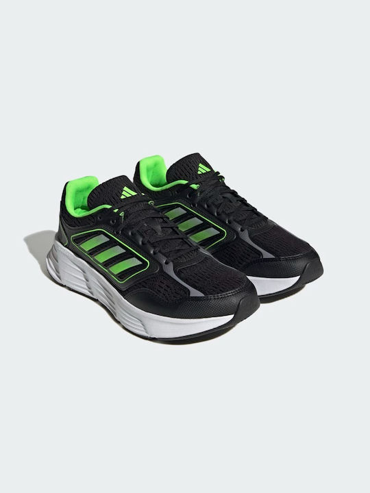 Adidas Galaxy Star Bărbați Pantofi sport Alergare Core Black / Solar Green / Gray