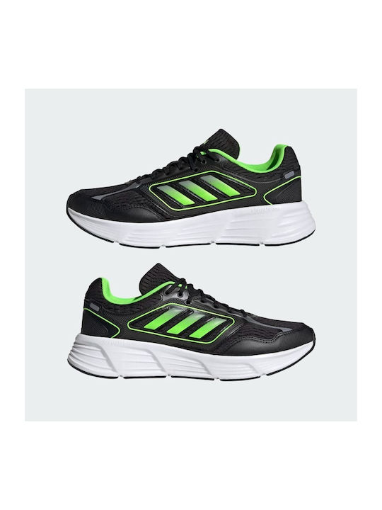Galaxy Star Ανδρικά Αθλητικά Παπούτσια Running Core Black / Solar Green / Gray