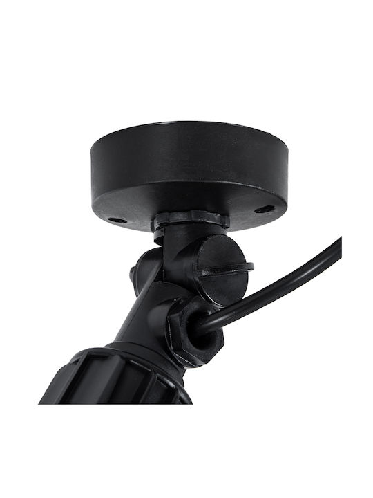 GloboStar Gardenini Waterproof Outdoor Ceiling Spot with Integrated LED in Black Color 61547