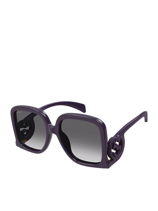 Gucci Ochelari de soare Violet cu Cadru & Gri Lentilă