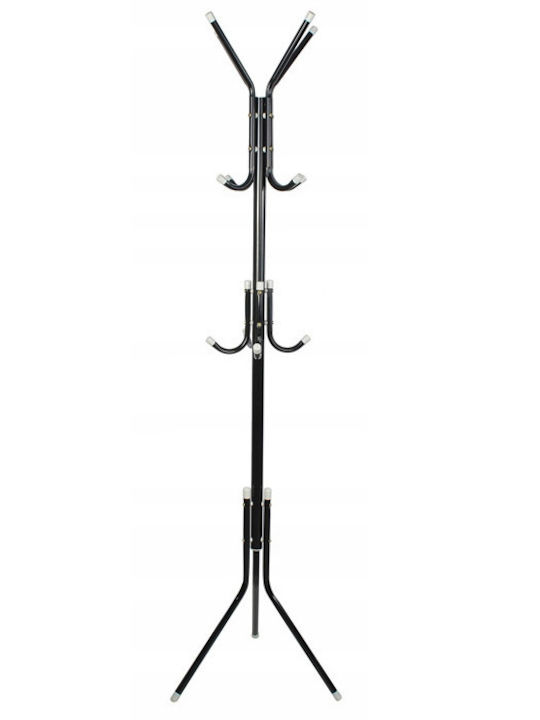 Καλόγερος Μεταλλικός Μαύρος 42x42x170cm