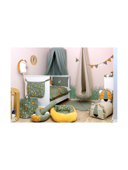 Baby Star Baby Crib Bumper Spring Turquoise
