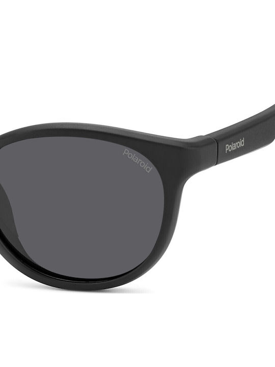 Polaroid Herren Sonnenbrille mit Schwarz Kunststoff Gestell und Gray Polarisiert Linse PLD7050/S 003M9
