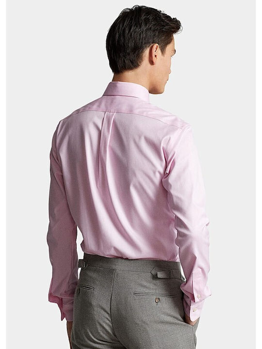 Ralph Lauren Men's Shirt Long Sleeve Pink