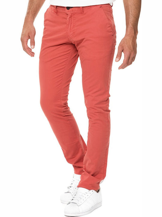 Παντελόνι Chino σε Tapered Γραμμή Κόκκινο