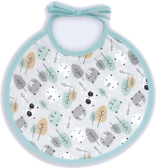 X-treme Baby Waterproof Bib Plastic with Lace Band Turquoise 2pcs